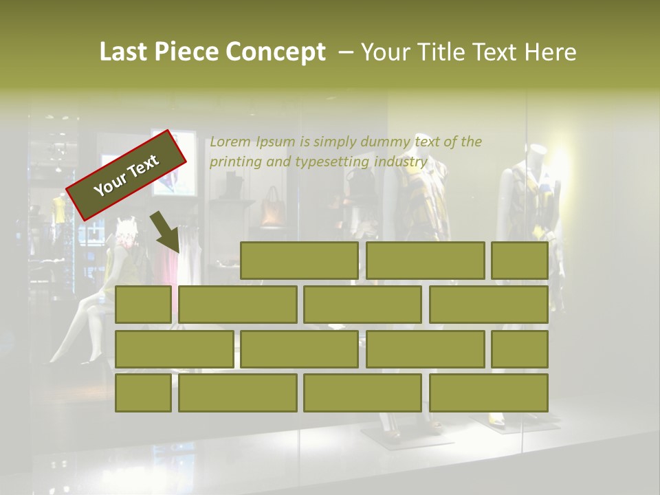 Purse Money Shoes PowerPoint Template