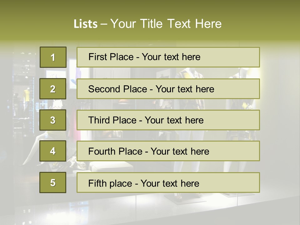 Purse Money Shoes PowerPoint Template