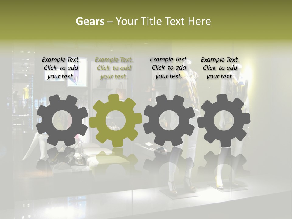 Purse Money Shoes PowerPoint Template