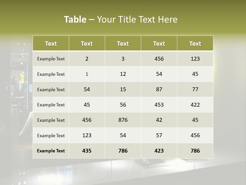 Purse Money Shoes PowerPoint Template