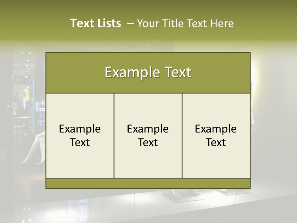 Purse Money Shoes PowerPoint Template