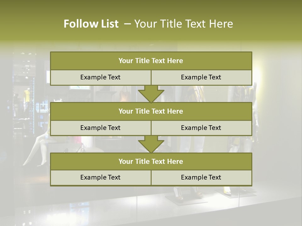 Purse Money Shoes PowerPoint Template