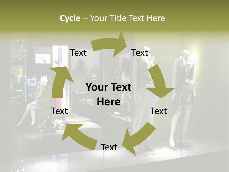 Purse Money Shoes PowerPoint Template