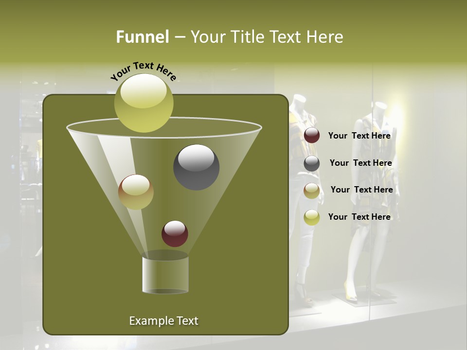 Purse Money Shoes PowerPoint Template