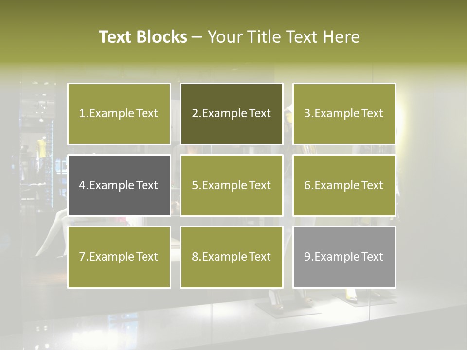 Purse Money Shoes PowerPoint Template