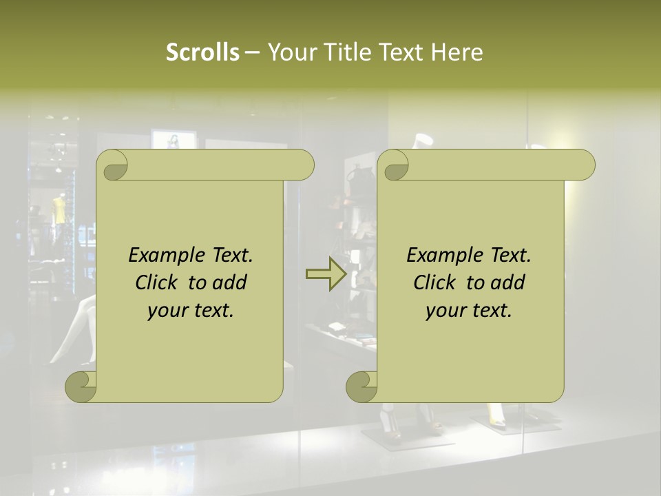 Purse Money Shoes PowerPoint Template