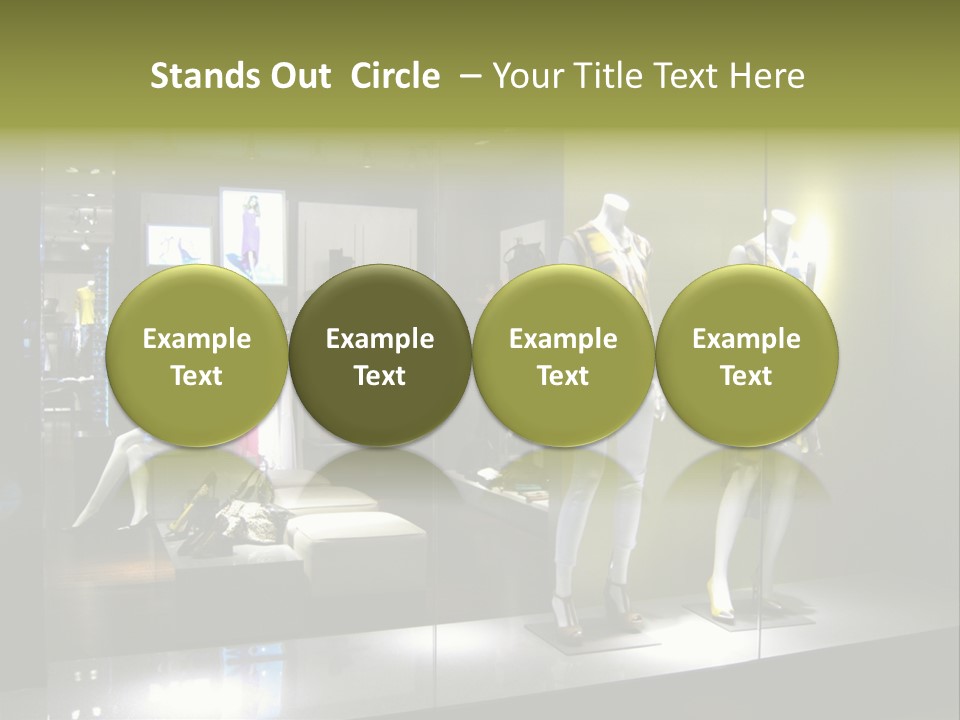 Purse Money Shoes PowerPoint Template