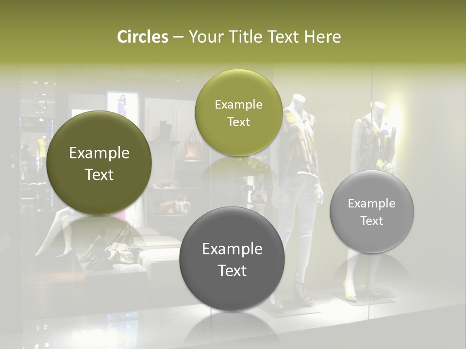 Purse Money Shoes PowerPoint Template