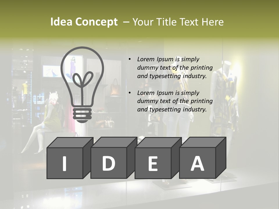 Purse Money Shoes PowerPoint Template