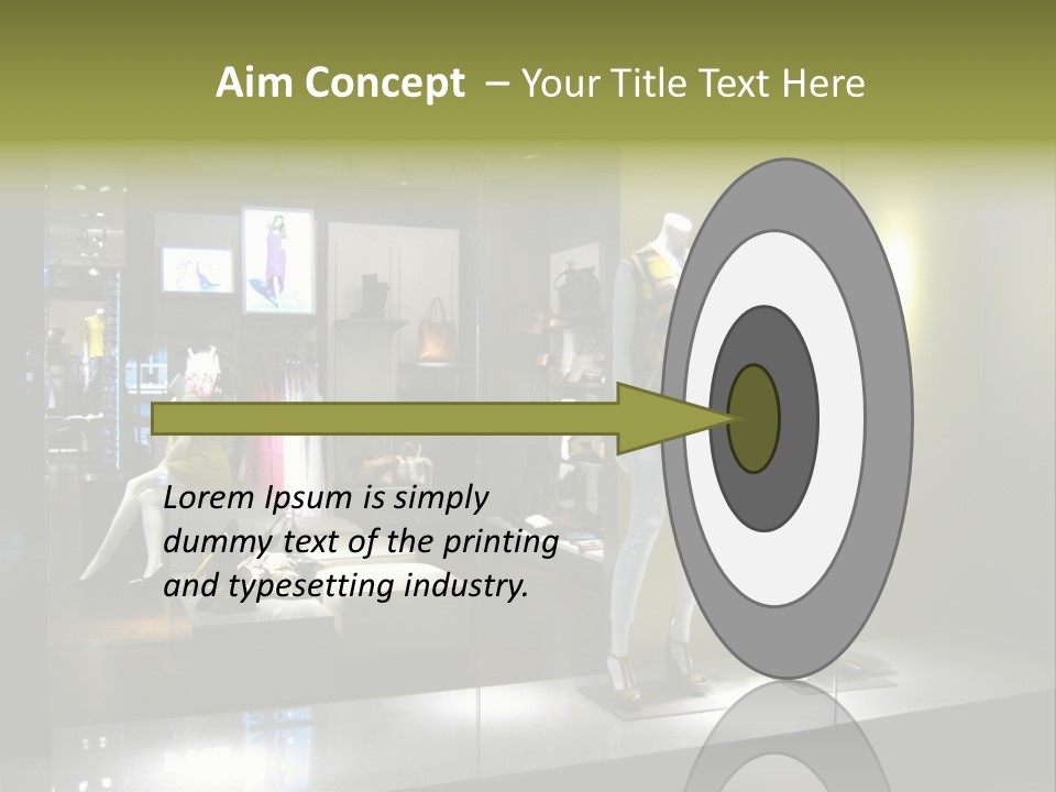 Purse Money Shoes PowerPoint Template