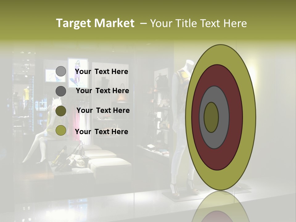 Purse Money Shoes PowerPoint Template