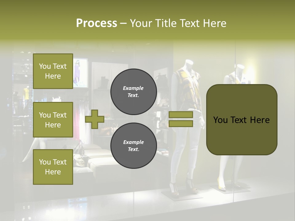 Purse Money Shoes PowerPoint Template