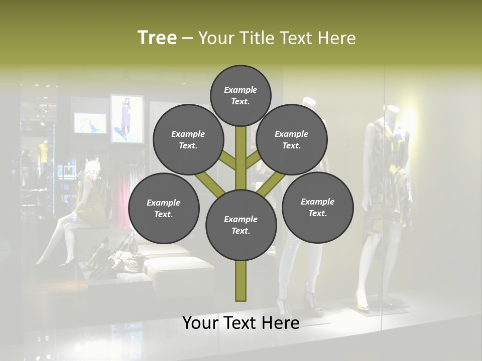 Purse Money Shoes PowerPoint Template