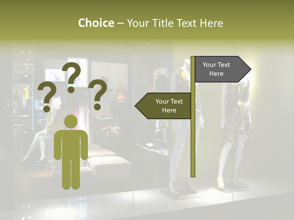 Purse Money Shoes PowerPoint Template