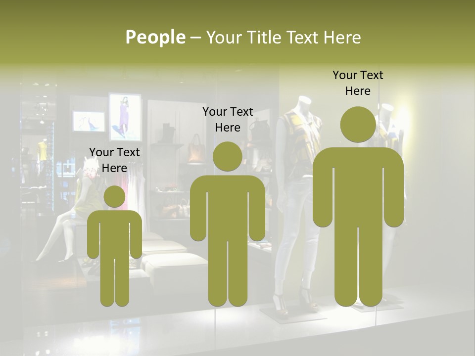 Purse Money Shoes PowerPoint Template