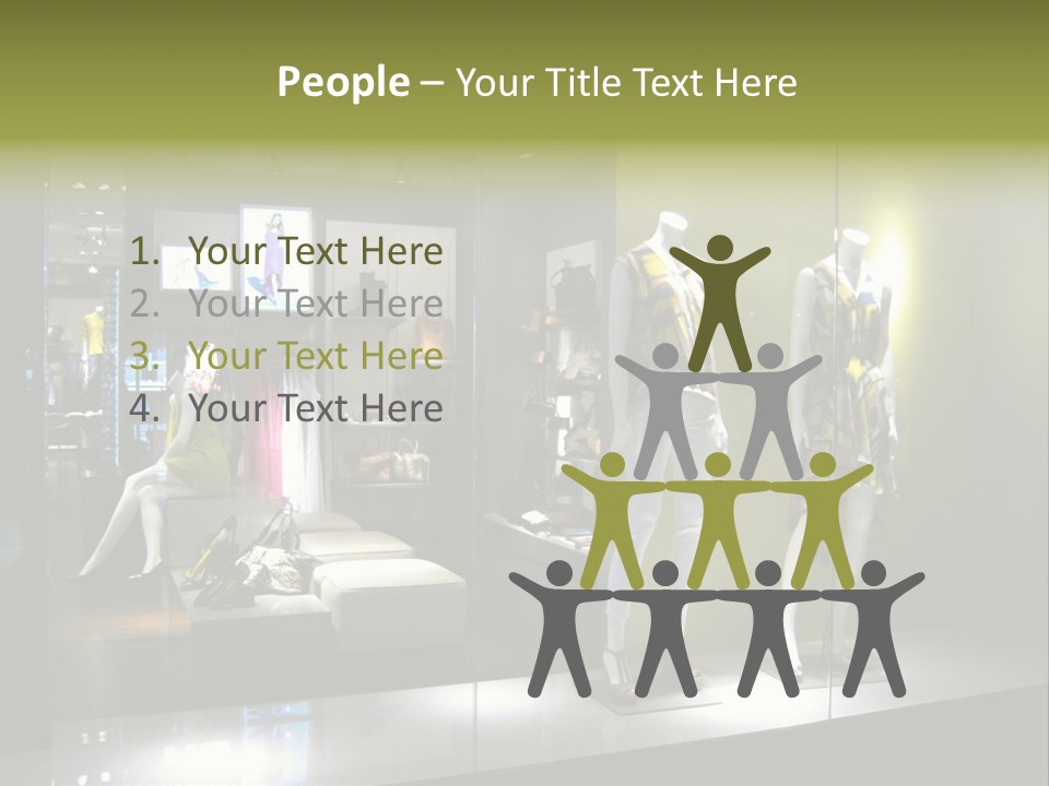 Purse Money Shoes PowerPoint Template