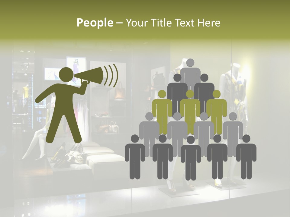 Purse Money Shoes PowerPoint Template