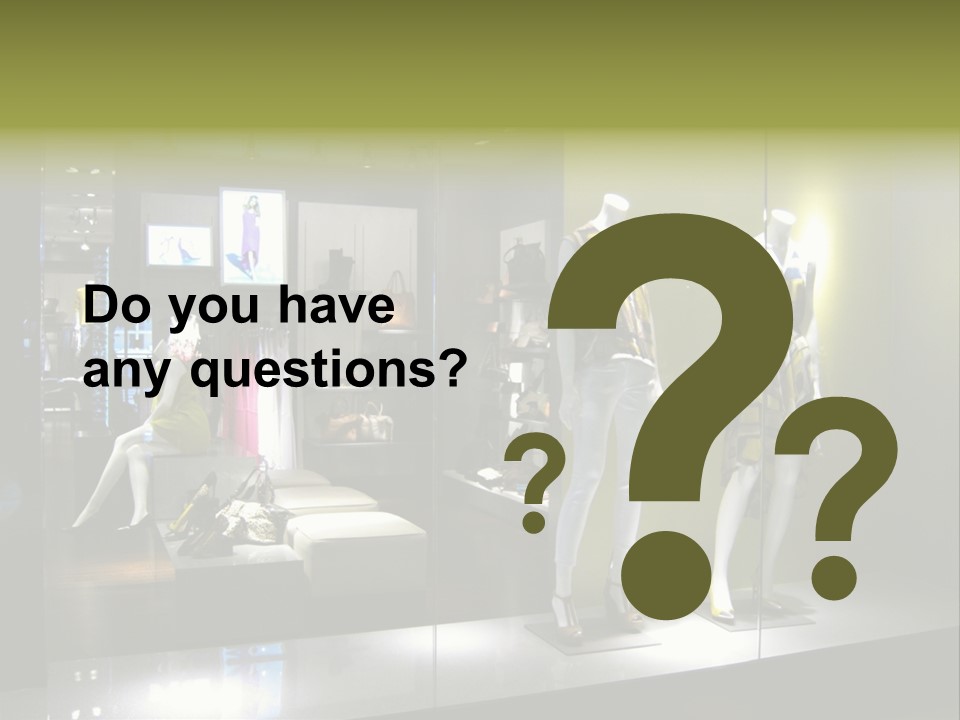 Purse Money Shoes PowerPoint Template