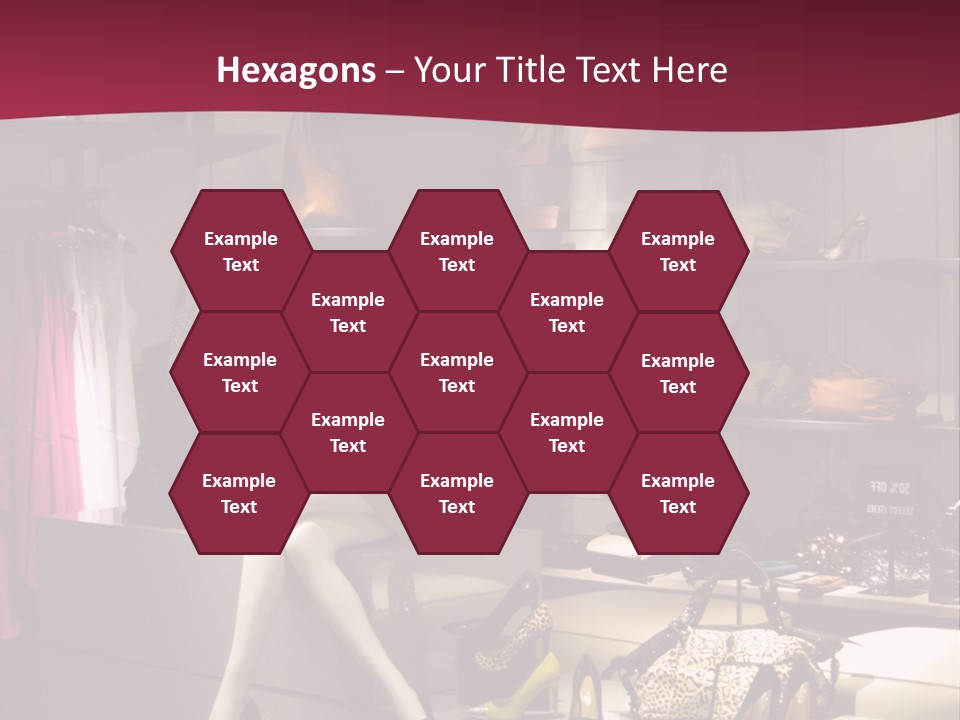 Clothing Manequins Store PowerPoint Template