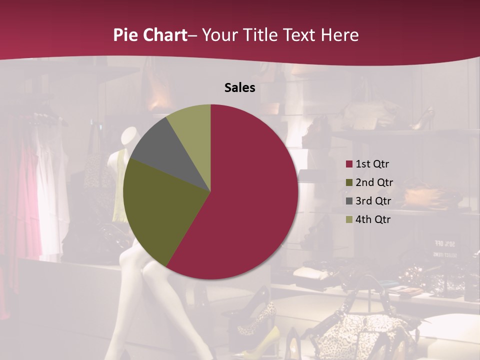 Clothing Manequins Store PowerPoint Template