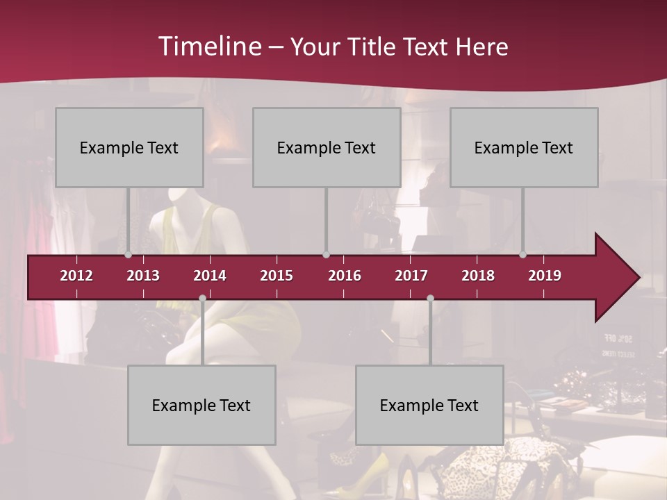 Clothing Manequins Store PowerPoint Template
