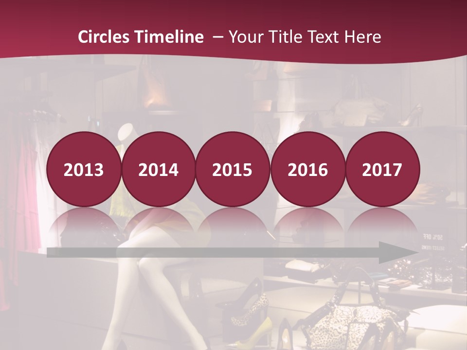 Clothing Manequins Store PowerPoint Template