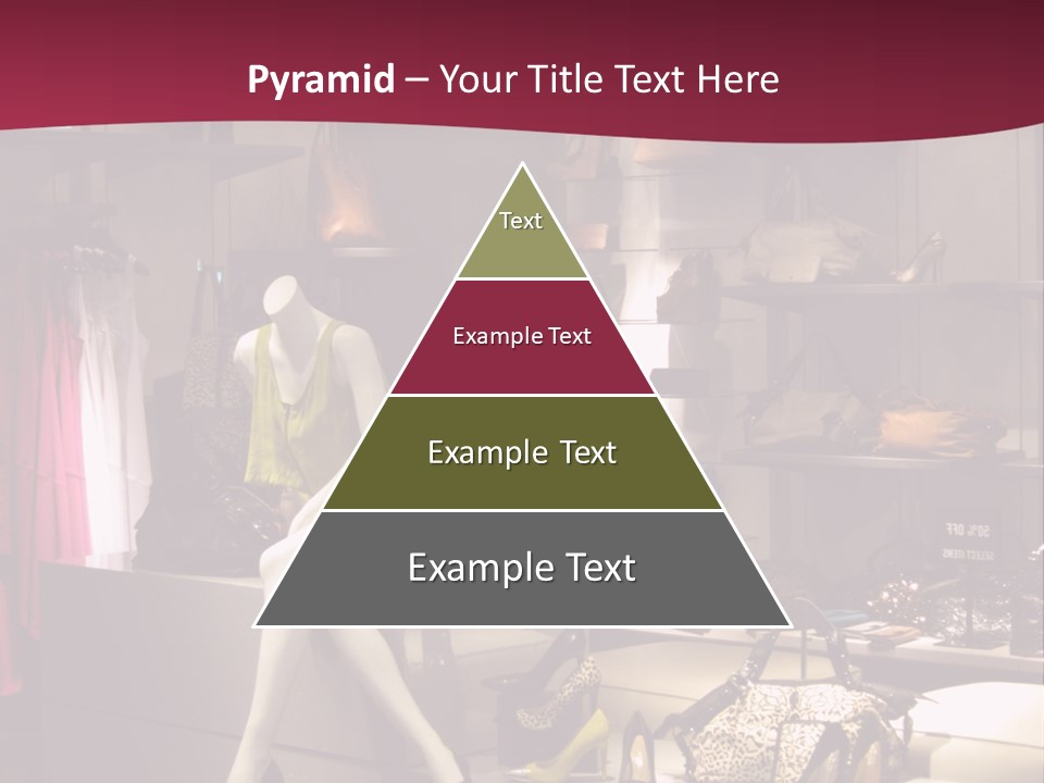 Clothing Manequins Store PowerPoint Template