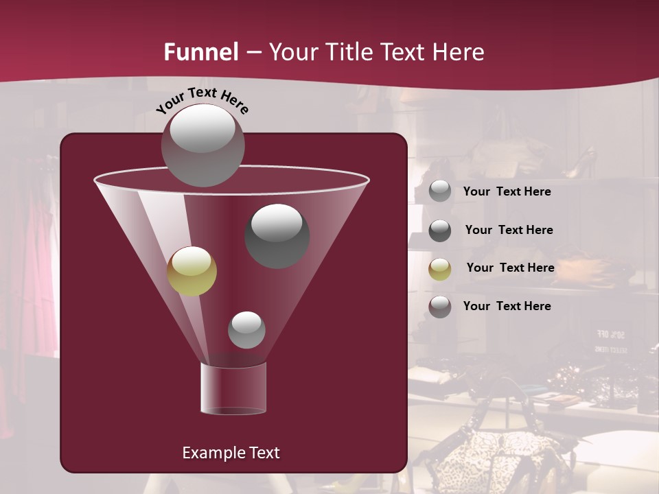 Clothing Manequins Store PowerPoint Template