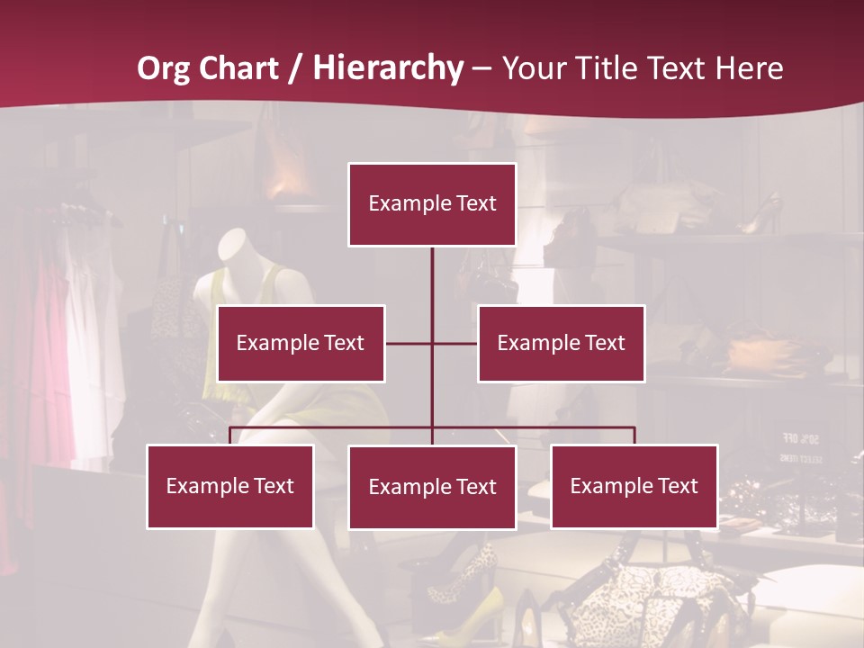 Clothing Manequins Store PowerPoint Template