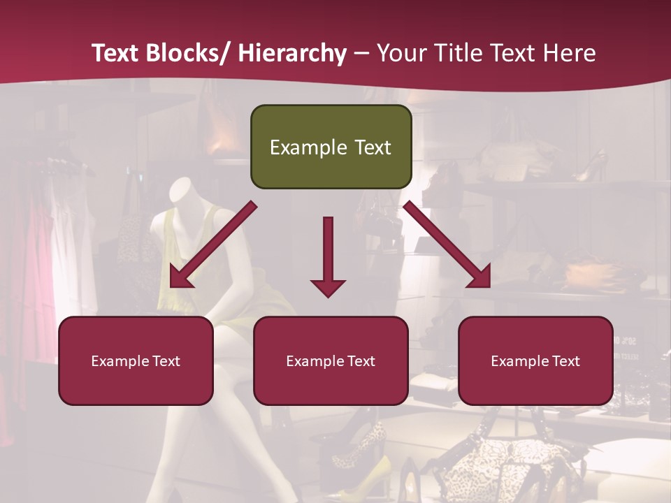 Clothing Manequins Store PowerPoint Template