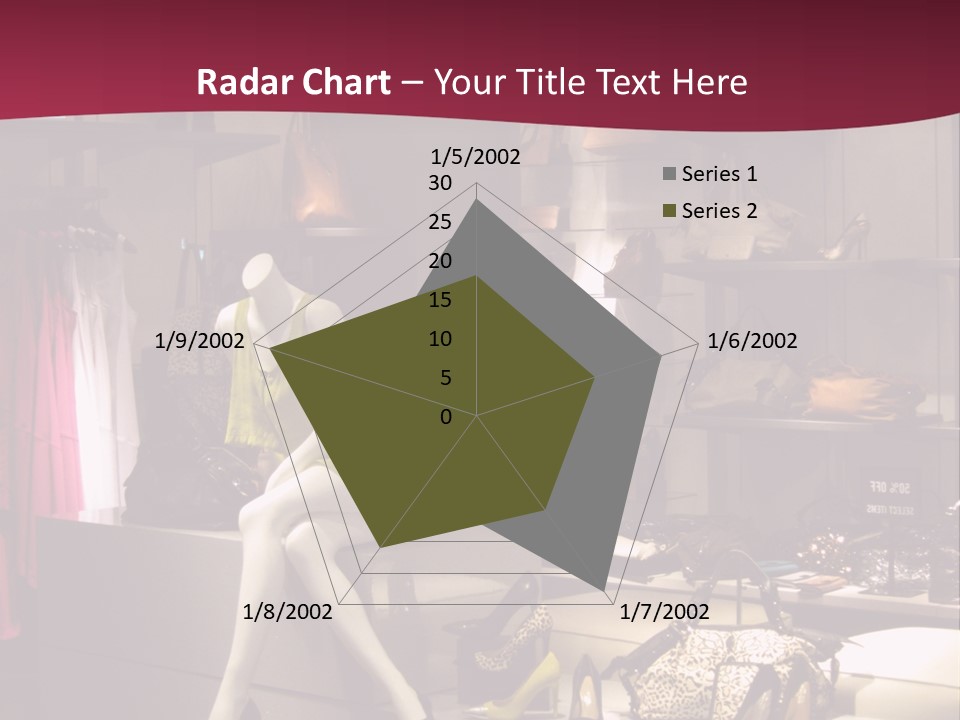 Clothing Manequins Store PowerPoint Template