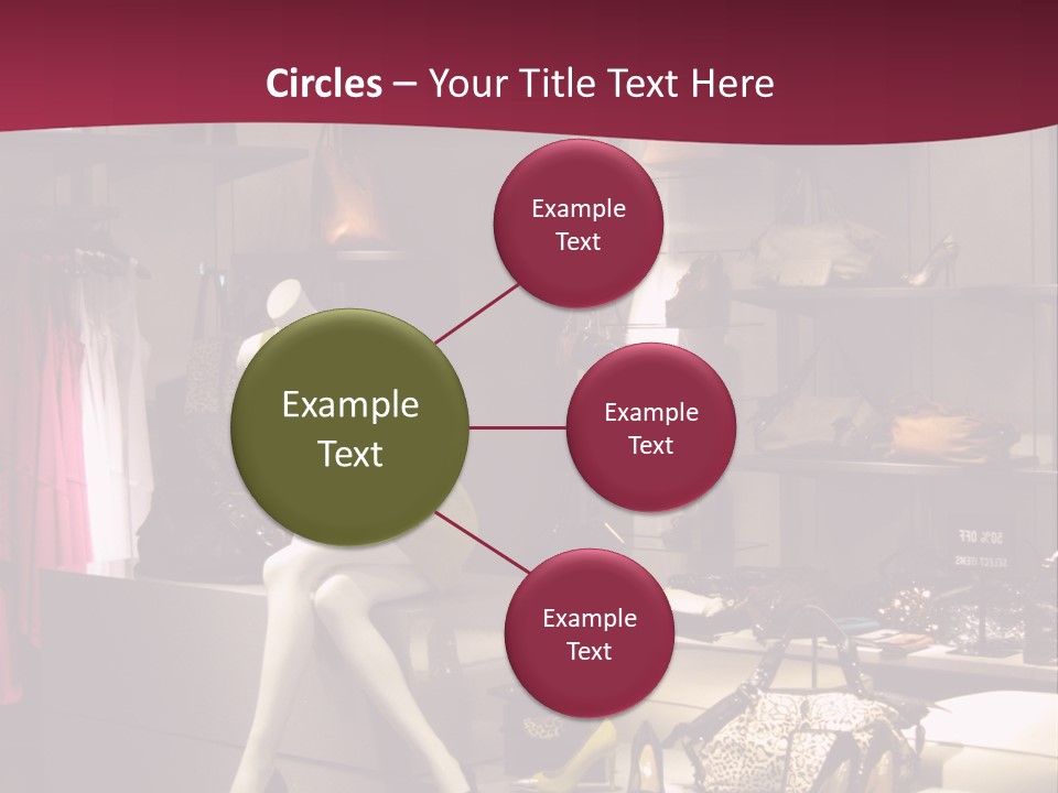 Clothing Manequins Store PowerPoint Template