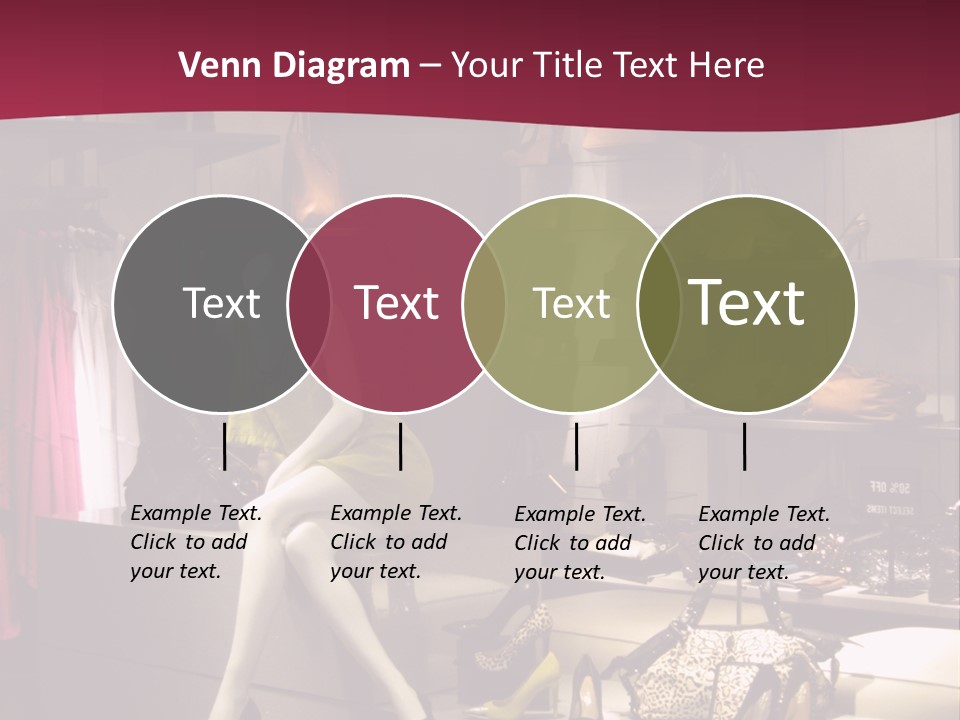 Clothing Manequins Store PowerPoint Template