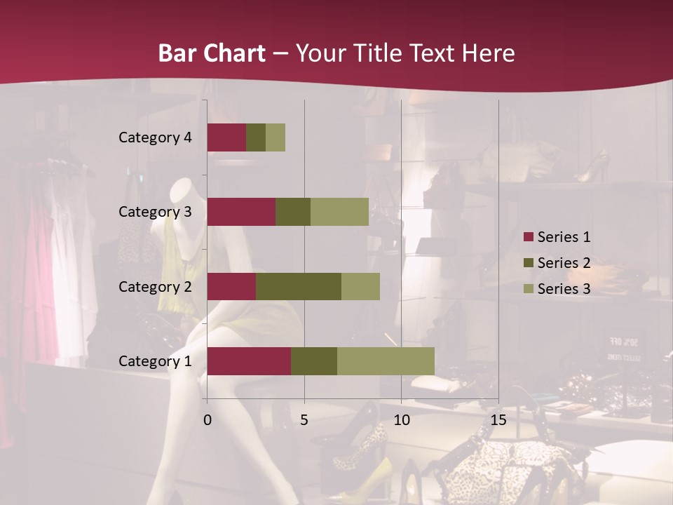 Clothing Manequins Store PowerPoint Template