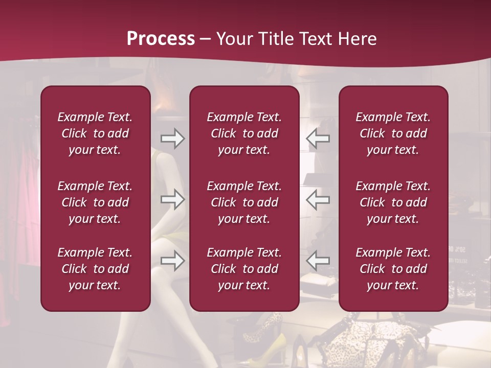 Clothing Manequins Store PowerPoint Template