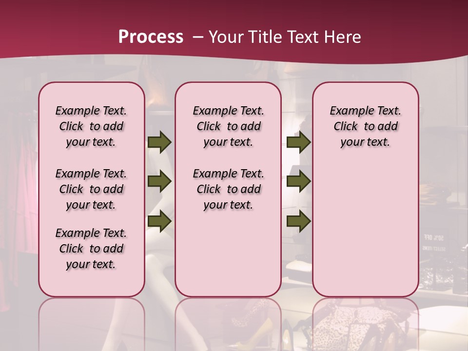Clothing Manequins Store PowerPoint Template