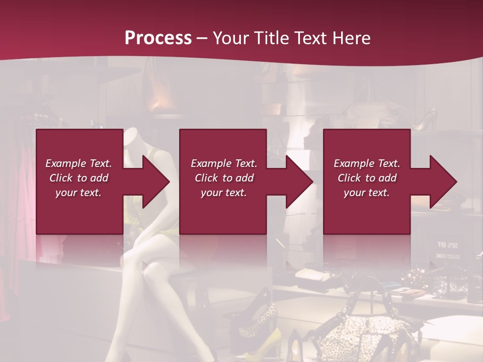 Clothing Manequins Store PowerPoint Template