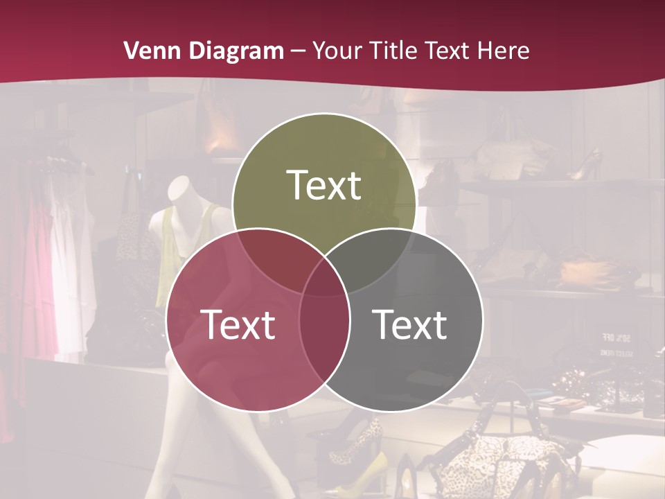 Clothing Manequins Store PowerPoint Template