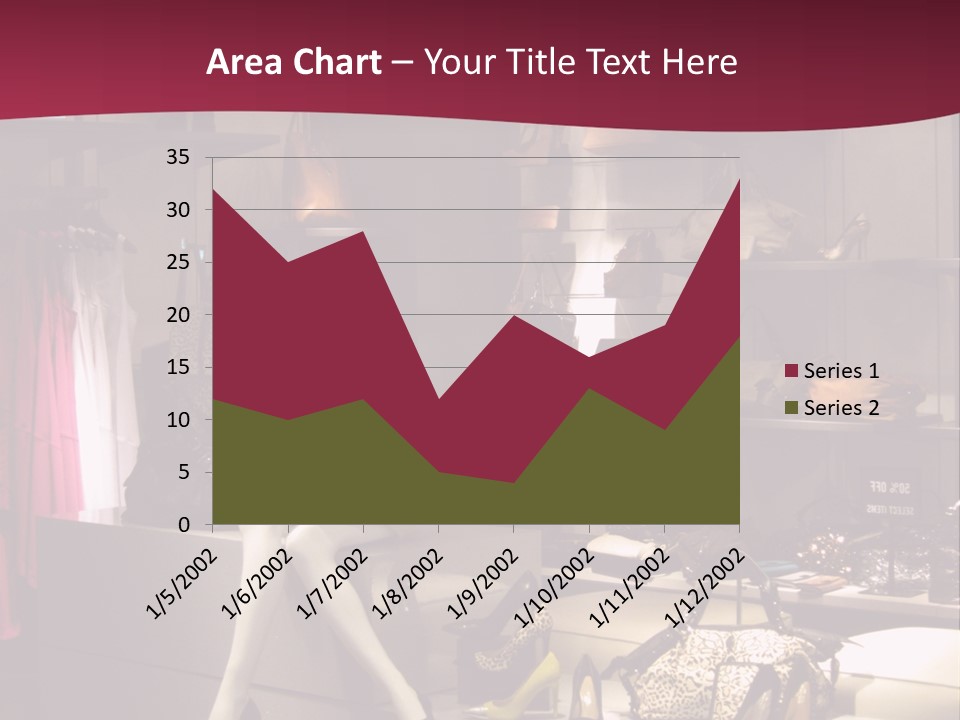 Clothing Manequins Store PowerPoint Template