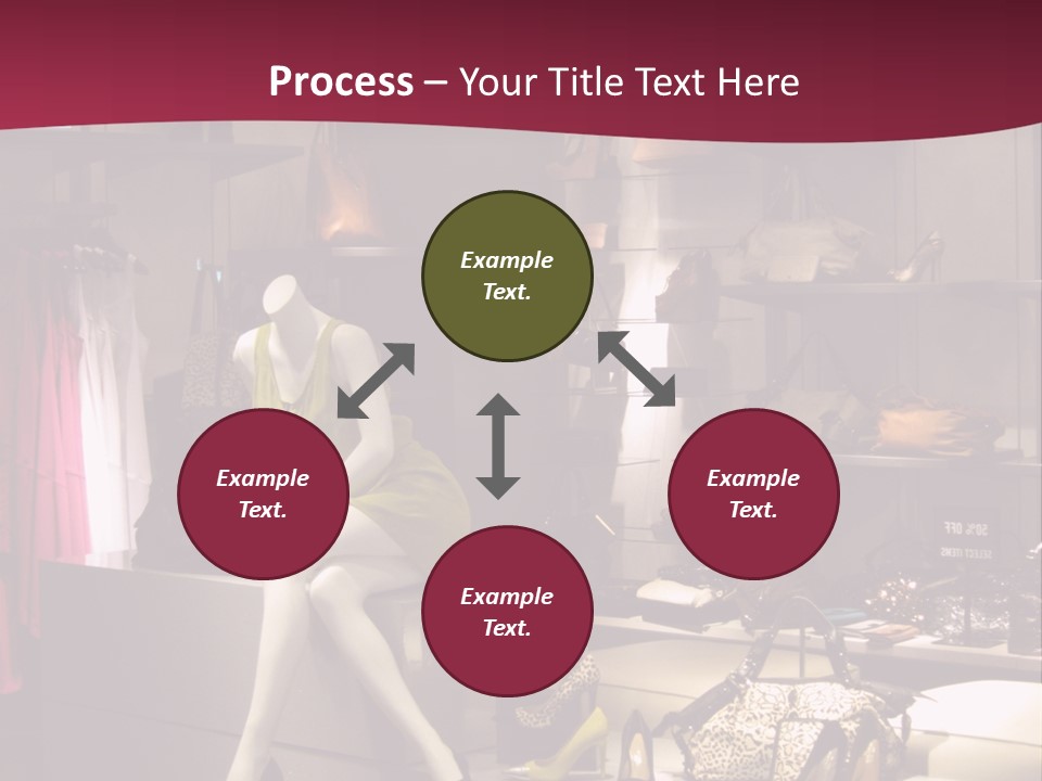 Clothing Manequins Store PowerPoint Template