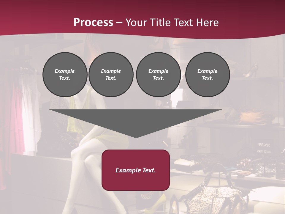 Clothing Manequins Store PowerPoint Template