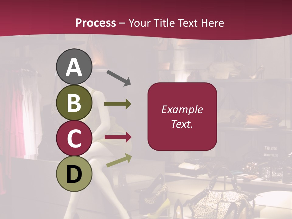 Clothing Manequins Store PowerPoint Template