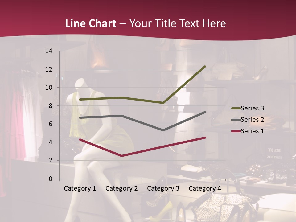 Clothing Manequins Store PowerPoint Template