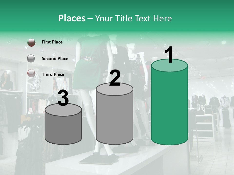 Economy Mannequin Fashion PowerPoint Template