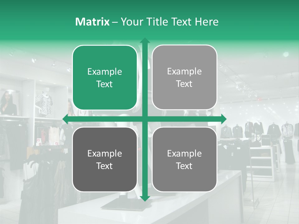 Economy Mannequin Fashion PowerPoint Template