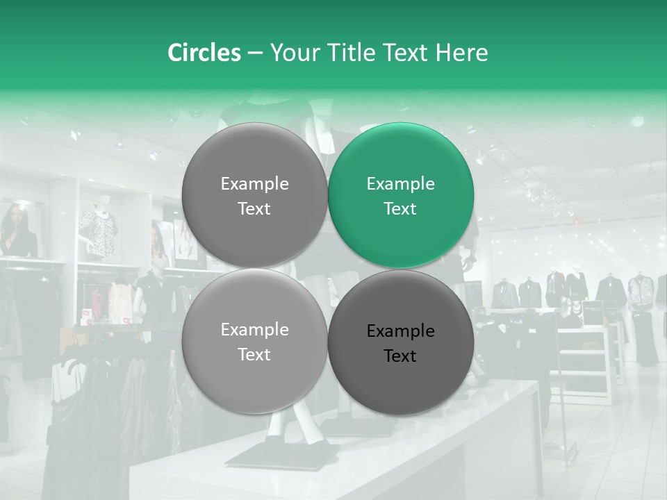 Economy Mannequin Fashion PowerPoint Template