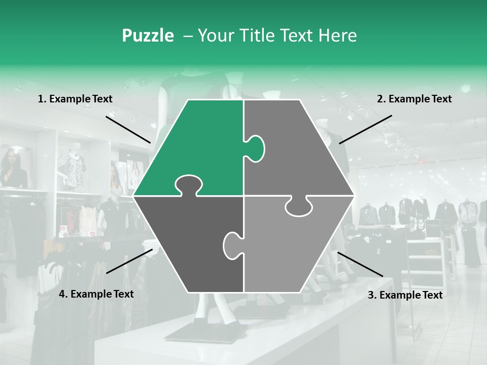 Economy Mannequin Fashion PowerPoint Template