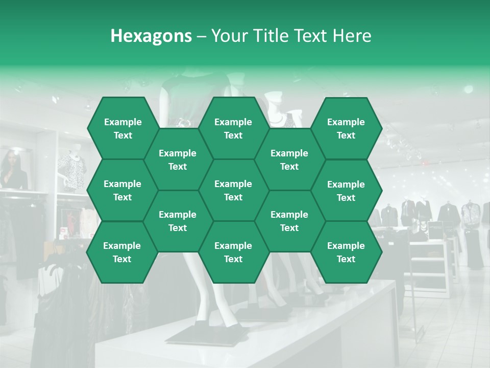 Economy Mannequin Fashion PowerPoint Template