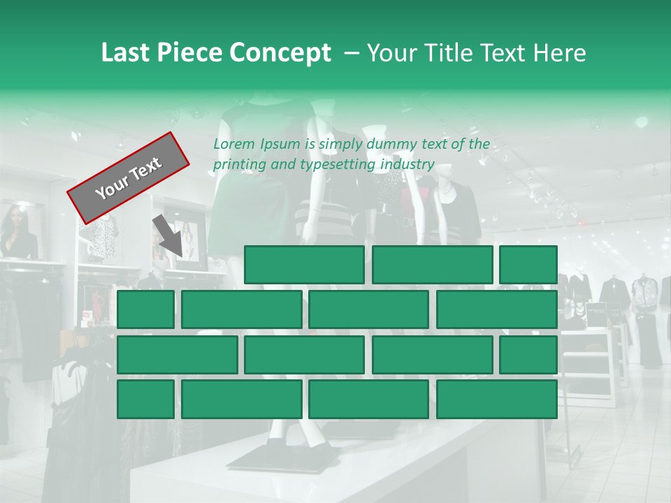 Economy Mannequin Fashion PowerPoint Template
