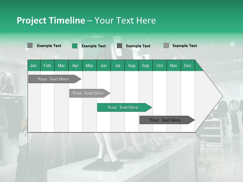 Economy Mannequin Fashion PowerPoint Template